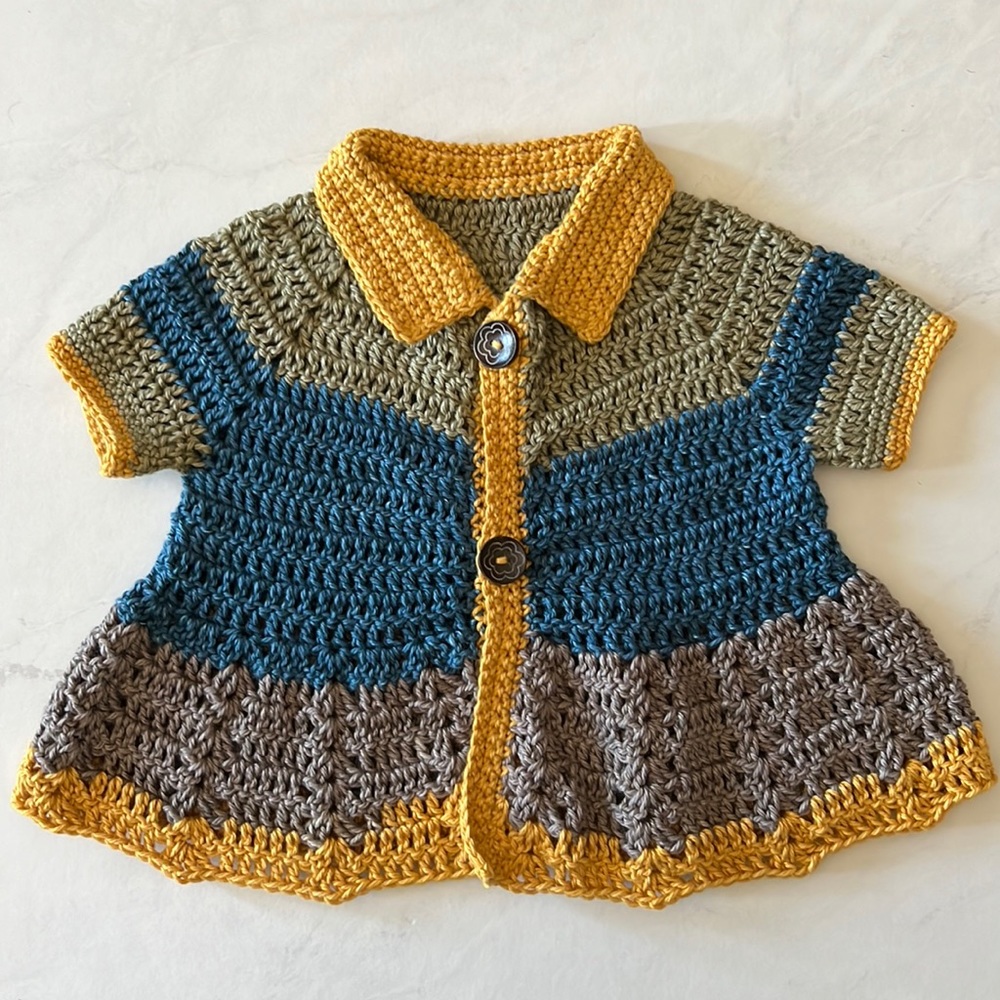 💗Handmade Baby Cardigan